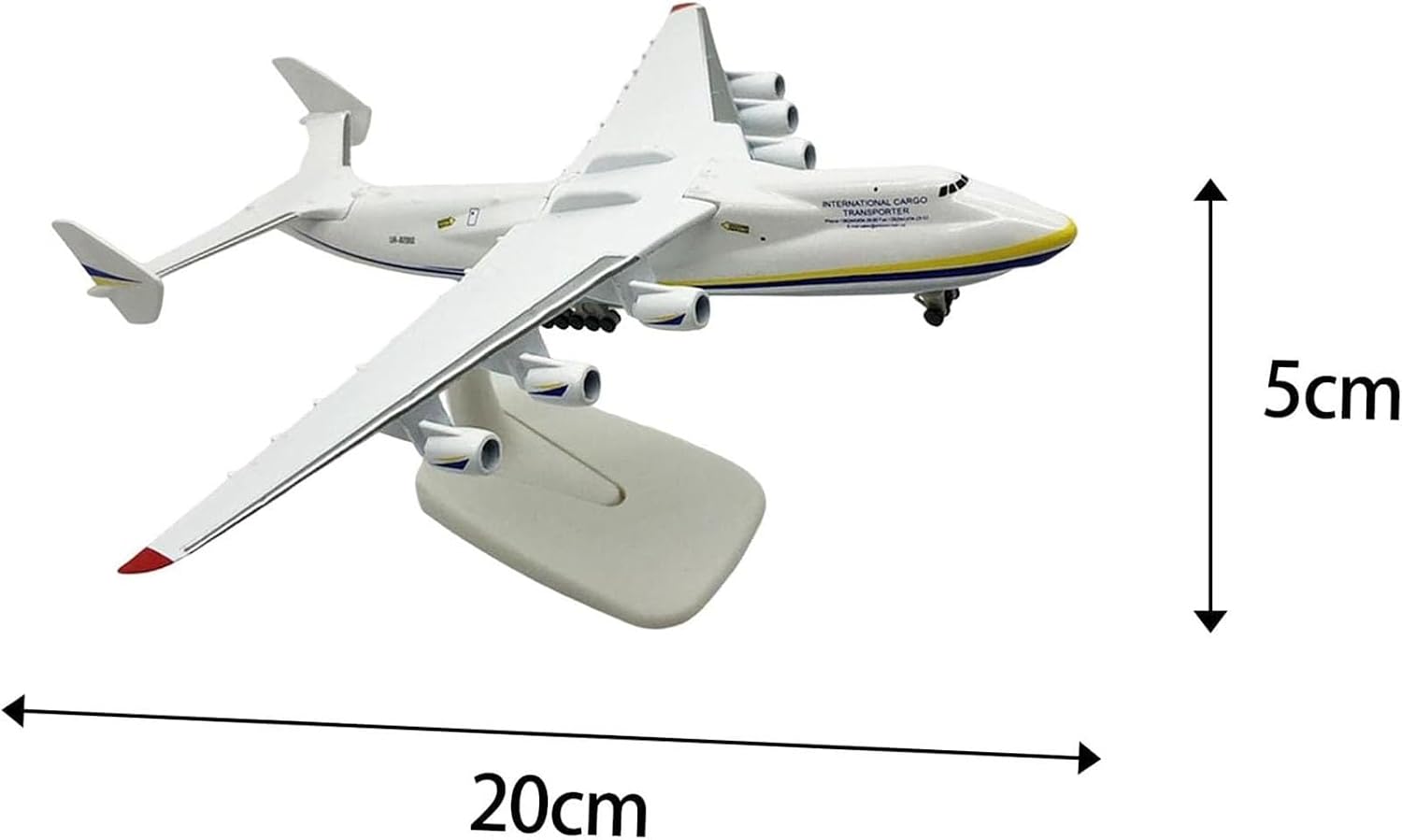 1/400 Scale Alloy ANTONOV AN-225 Ukraine Airplane Model Aircraft Model Plane Models for Collection Or Gift Ornament Birthday Gifts