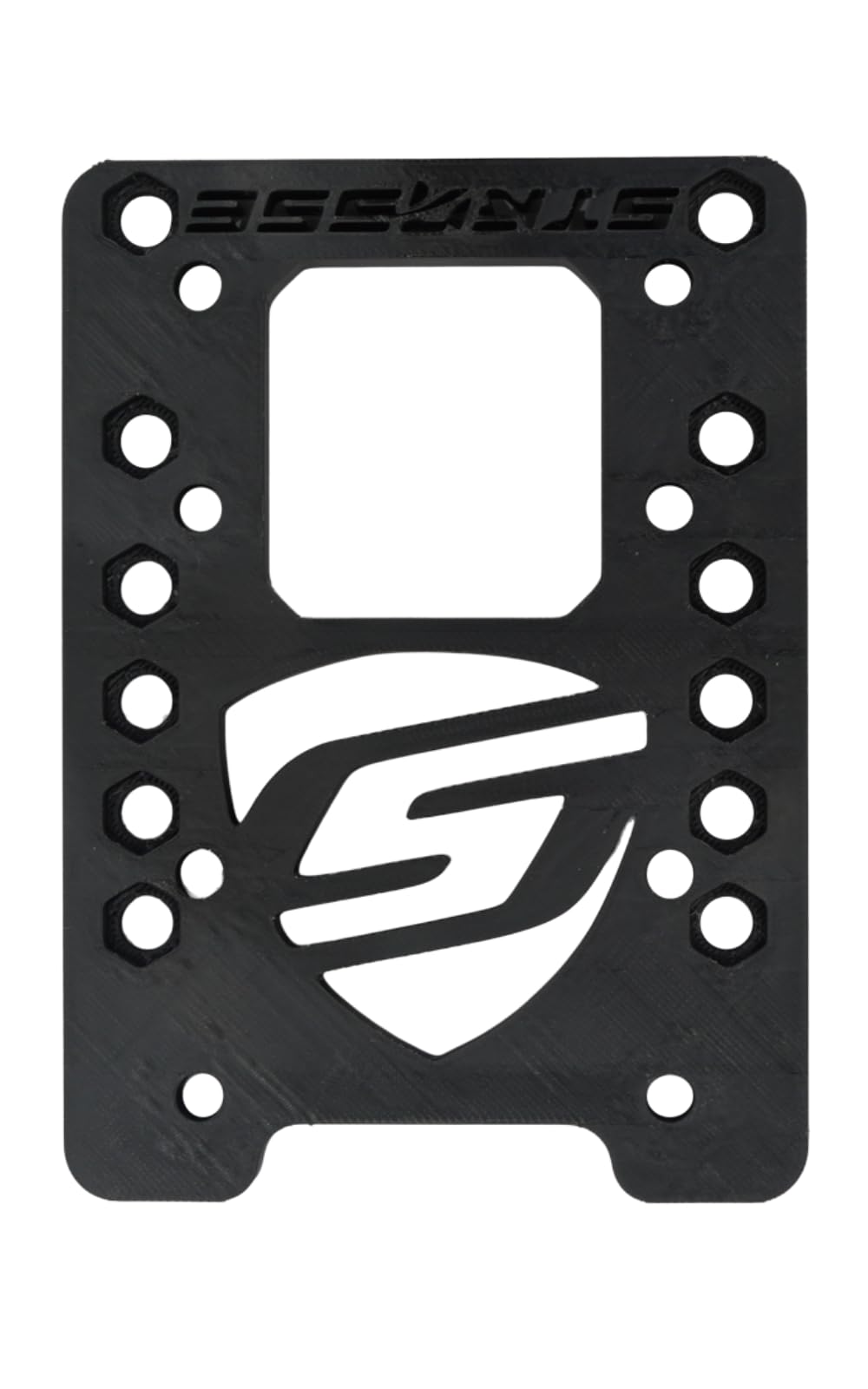 ＳＴＲＡＳＳＥ STRASSE T598 Mount Adapter – Heavy-Duty 4-Bolt Plate to Fit Thrustmaster T598 Direct-Drive Base on STRASSE & Fanatec-Pattern Cockpits, Easy Bolt-On Upgrade