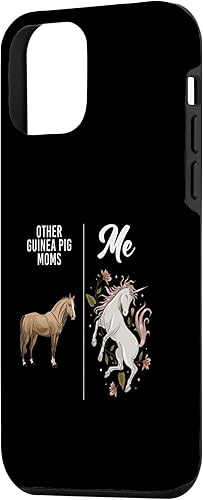 Miniatura 2 de Funda para iPhone 12 mini con texto en inglés "Other Guinea Pigs Moms Me" Unicorn Lover Cavy Clothes Gifts Case
