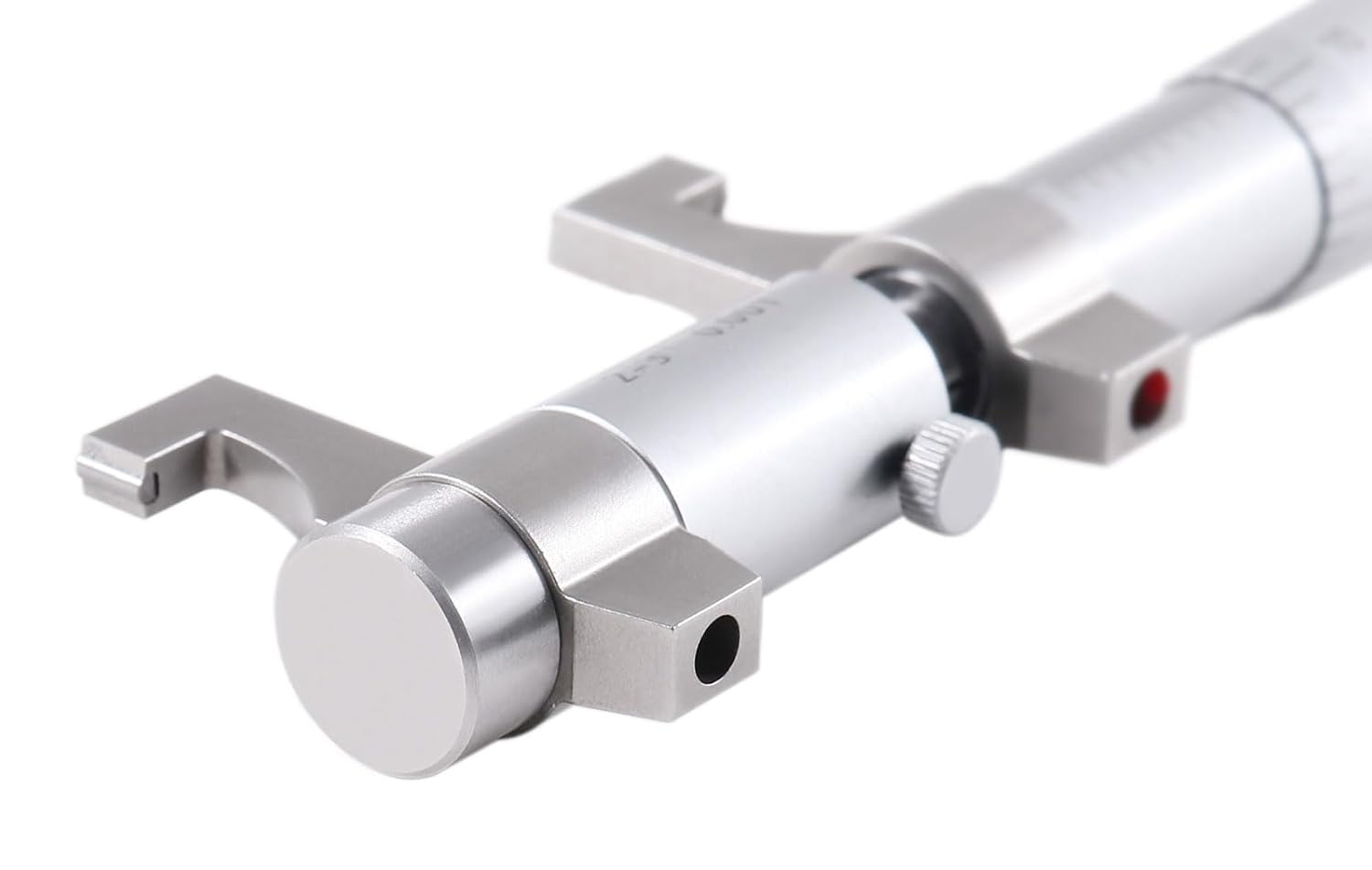 Accusize Industrial Tools 2-3'' by 0.001'' Inside Micrometer in Fitted Case, Satin Chrome Finished, Eg00-3223