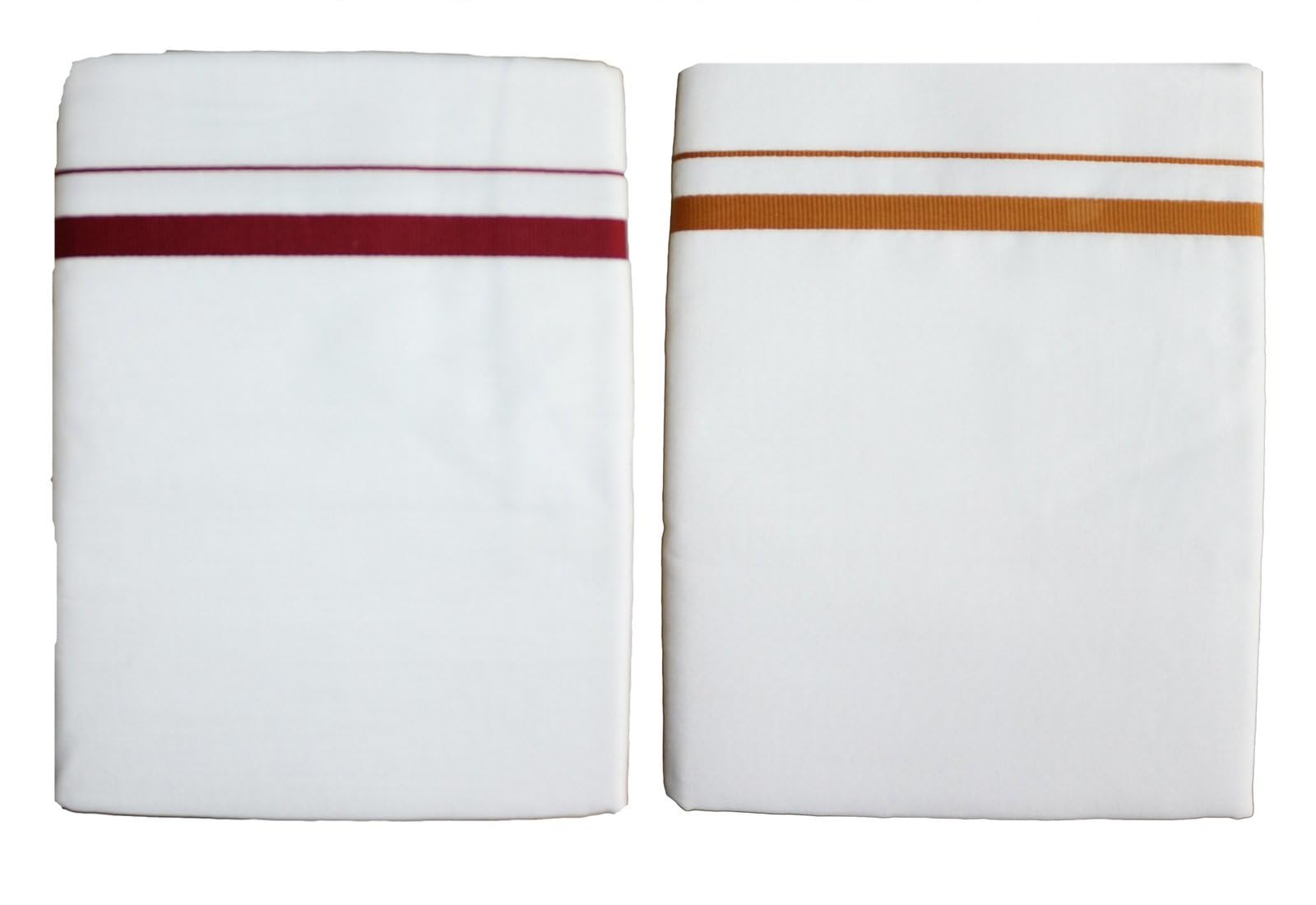 Prakasam Cotton Prakasamcotton Mens (Galaxy Hb) Double (1.28X4.00 Mtrs) Dhoti Pack Of 2 Dhoties With 2 Colours (Multi Colour-5)
