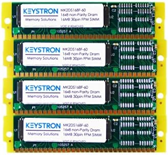 4X 16MB 64MB 30pin Simms RAM Memory 60ns for Apple Performa 600, 600CD, Mac IIsi, IIci (nonparity), IIvi, IIvx, IIcx, Quadra 700, 900, 950, Apple Workgroup Server 95 image 2