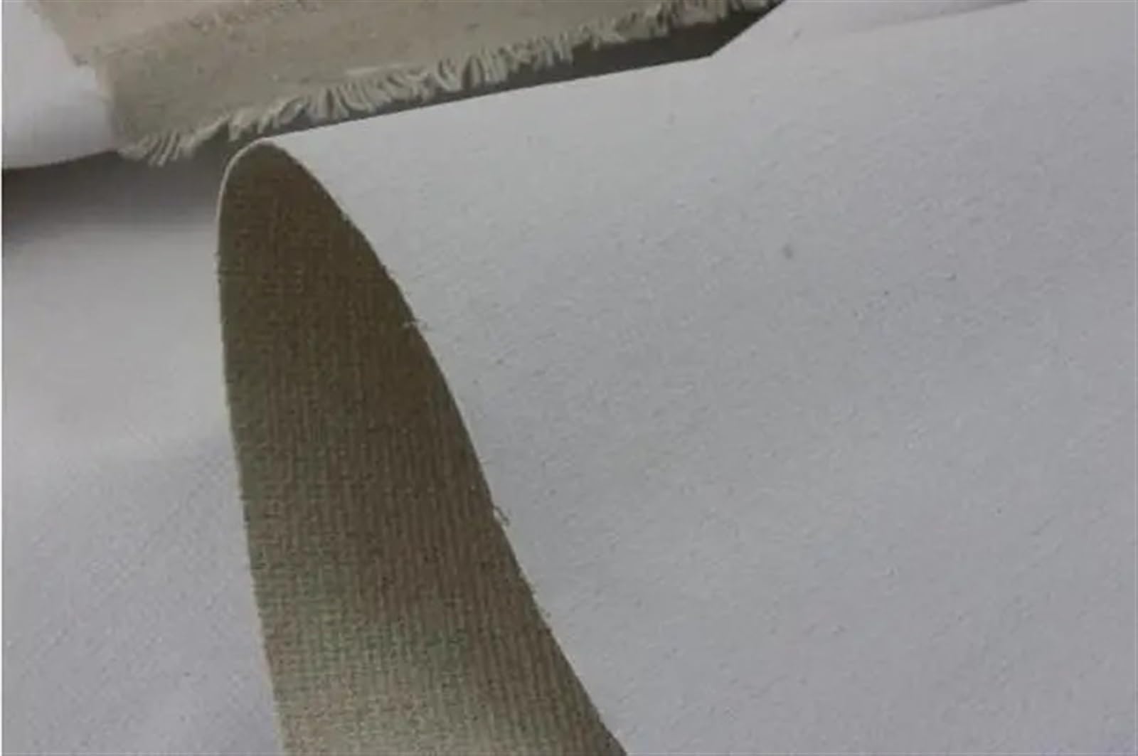 Rollo de lona mezcla lino, textura media imprimada sin ácido, 68cm ancho, 310gsm, rollos for pintar al óleo Para Proyectos De Arte(10m per pack)