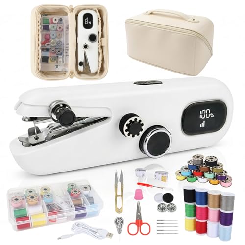 Philorn Handheld Sewing Machine for Beginners,Quick Portable Sewing...