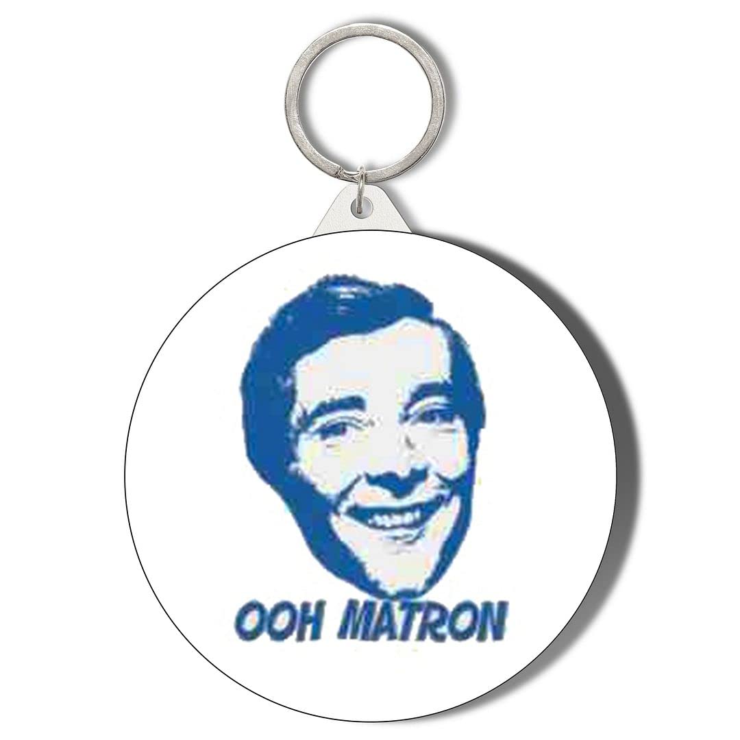 Gift Insanity White Ooh Matron 45Mm Keyring