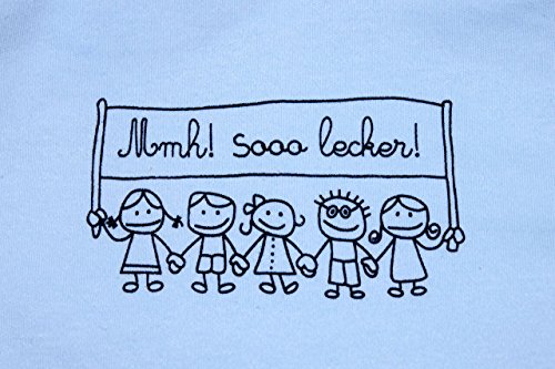 Ringelsuse Bavaglia bimbo a maniche lunghe blu