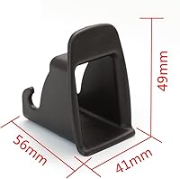 Vista 4 de Shkalacar ISOFIX - Guía de cierre de cinturón de interfaz, 2 piezas de hebilla de interfaz ISOFIX para asiento de automóvil, conector de soporte