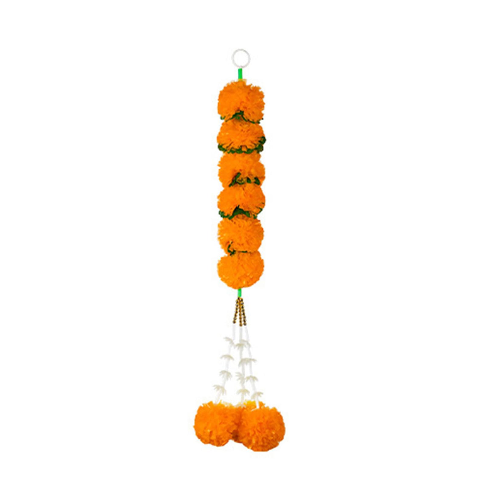 Tsophreniq Marigold Flower Garlands Artificial for Pooja Diwali Home Decor Hanging Event Marigold Hanging Ornament