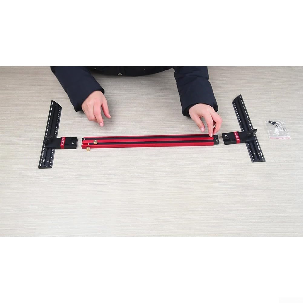 Plantilla profesional para escalera, plantilla de peldaños para perfilado preciso, alfombra para azulejos laminados de 23.1 a 63.1 pulgadas