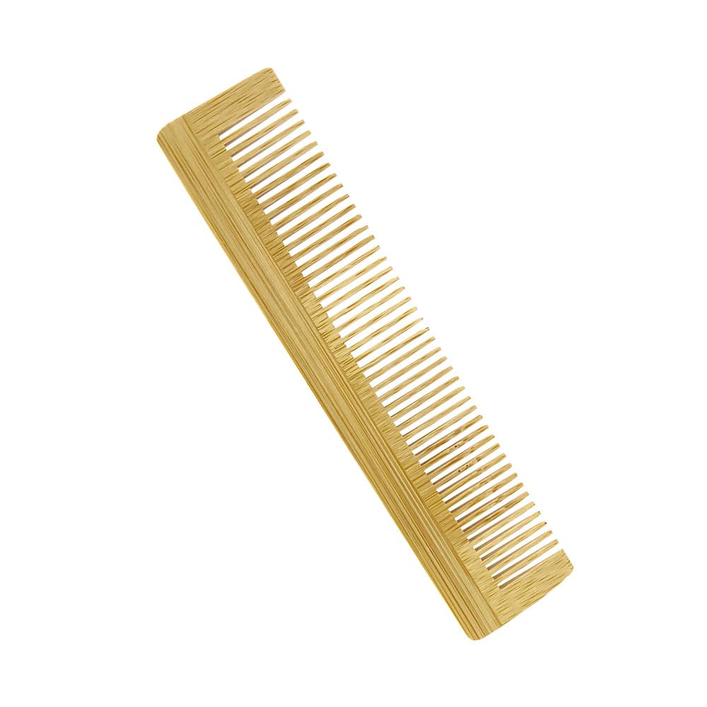 TOF&HAMY Handmade wooden comb,Quality Wide-Tooth bamboo Comb,Natural Wood Detangler for Wet or Dry Hair, Detangling Tool for Straight, Wavy,