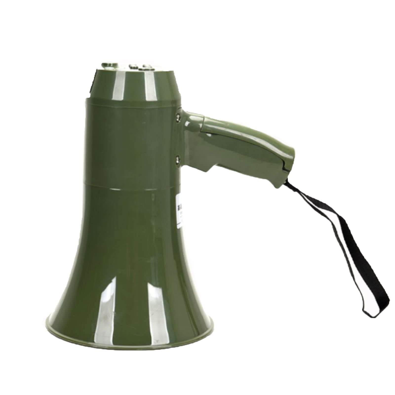 GFJryET Handheld megaphone, Megaphone Speaker Handheld 15W Camouflage Voice Amplifier with Volume Control Bullhorn