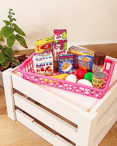 Kit Cozinha Infantil Completo Geladeira Fogão Comidas Eletrodomésticos 32pcs