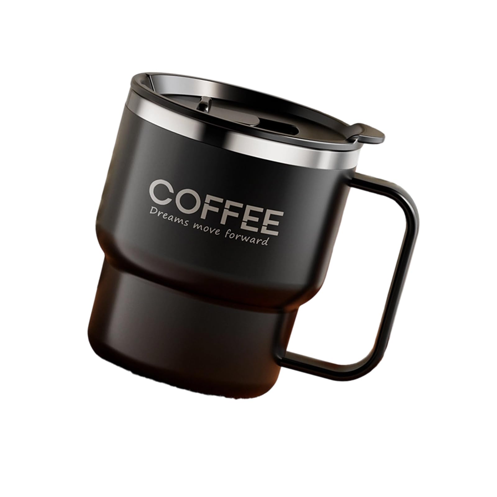 Elnwnnkc Delicate Double Walled Nonrust Steel Travels Cup 12oz Capacity Dishwasher Safe for Coffee Drink Sturdy Nonrust Steel Cup