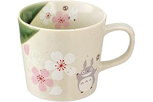 Studio Ghibli's My Neighbor Totoro: Sakura/Cherry Blossom Traditional Japanese Porcelain Skater Mug