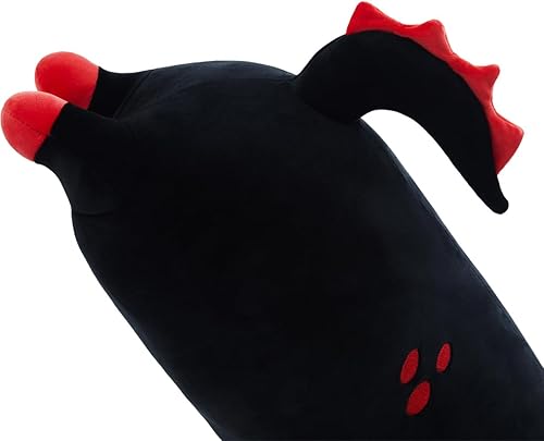 Vista 27 de Almohada de juguete de ajolote de peluche, almohada para abrazar, regalo para niños y niñas (azul, 19.6 pulgadas)