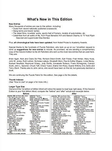 The Million Word Crossword Dictionary, 2Nd Edition #TOP2