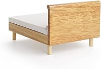 Vista 2 de Odoria 1/12 Miniatura Cama Individual Muebles Accesorios