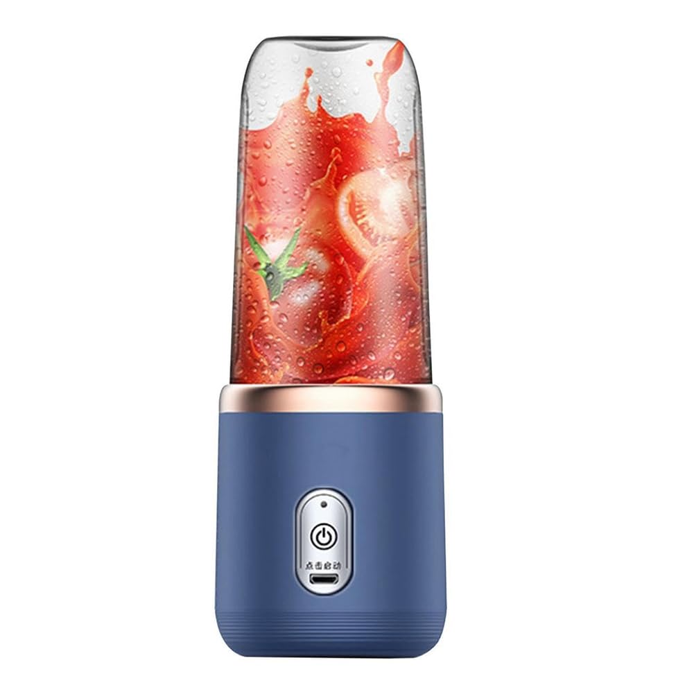 CTRLZS Fruit Juicer for Shakes and Fruit Juicer USB Rechargeable Handheld Blenders with 6 Blades Easy to Clean