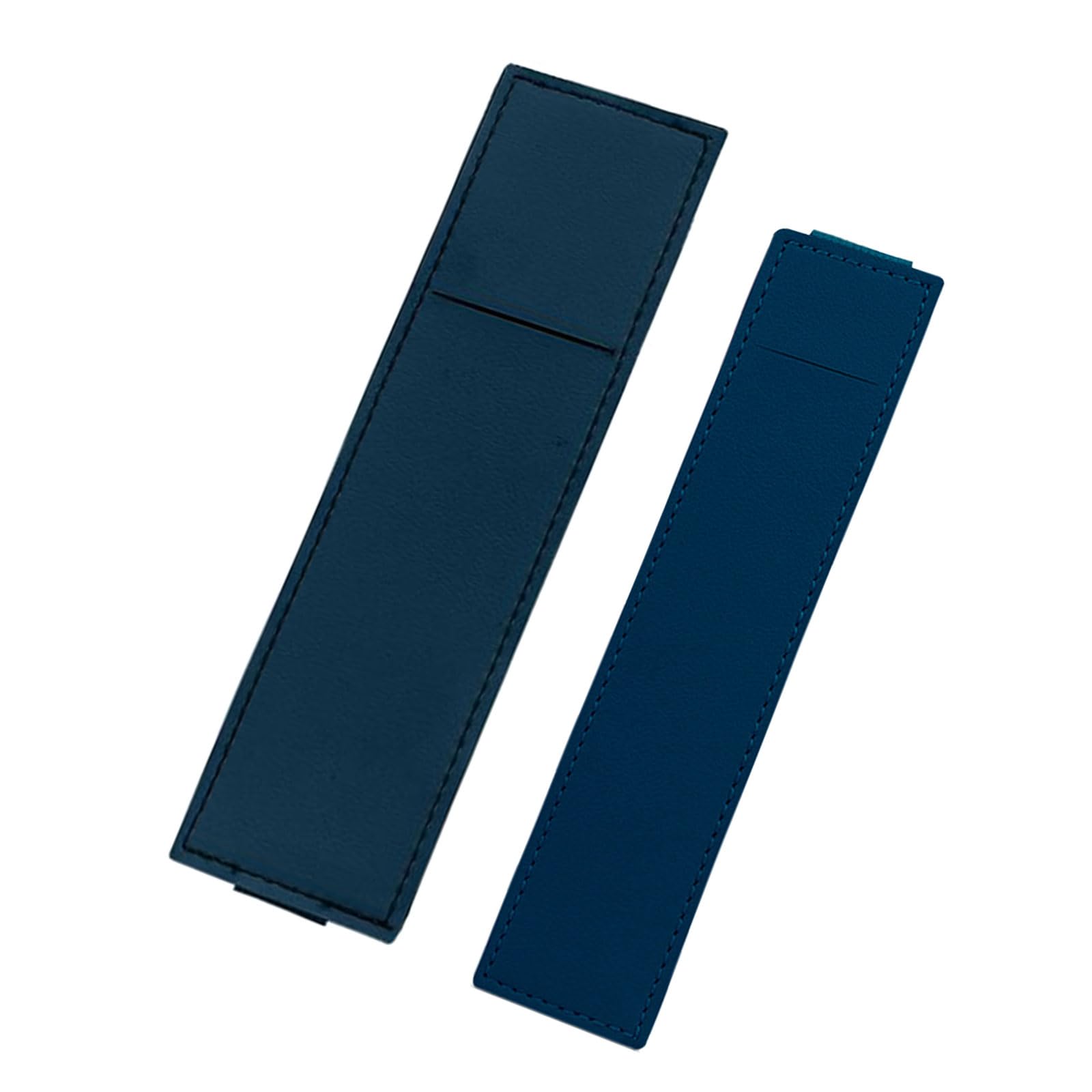 ordinarYone 2Pcs Pencils Case with Adjustable Elastic Bands Leather Pencil Pouches Notebook Pen Organiser for Hardcover Journal