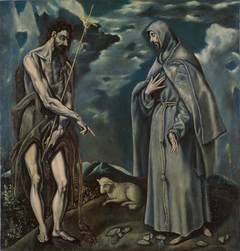 Cuadro de El Greco pintura clásica sobre lienzo para decoración de salones y estudios 60x90