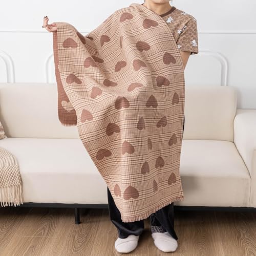 Women Scarf Shawl Outside The Summer Female Air-Conditioned Room Office Blanket Sense Warm Scarf3
