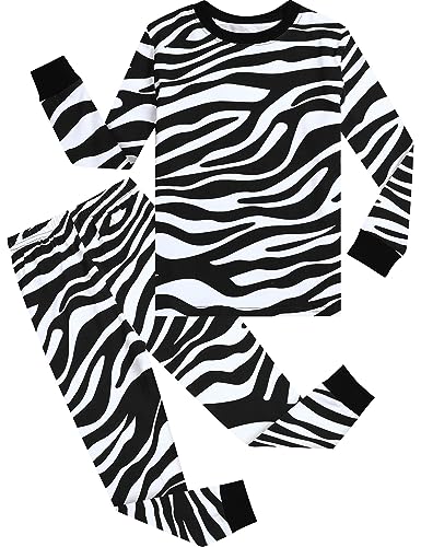 A&J DESIGN Cotton Printed Pajamas for 2-14 Years Kids, 2-Piece Pjs Set