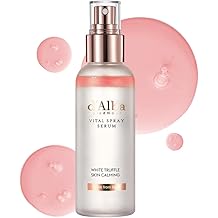 d'alba Piedmont White Truffle Vital Spray Serum, Vegan Skin Care, Calming and Hydrating Facial Mist for Red and Sensitive Skin, Glow Serum, Surfactant Free, Korean Skin Care (3.38 fl oz.)