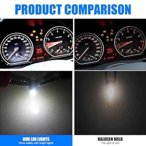 Pack 10 Lámparas LED T4.2 para Tablero de Auto miniatura 5
