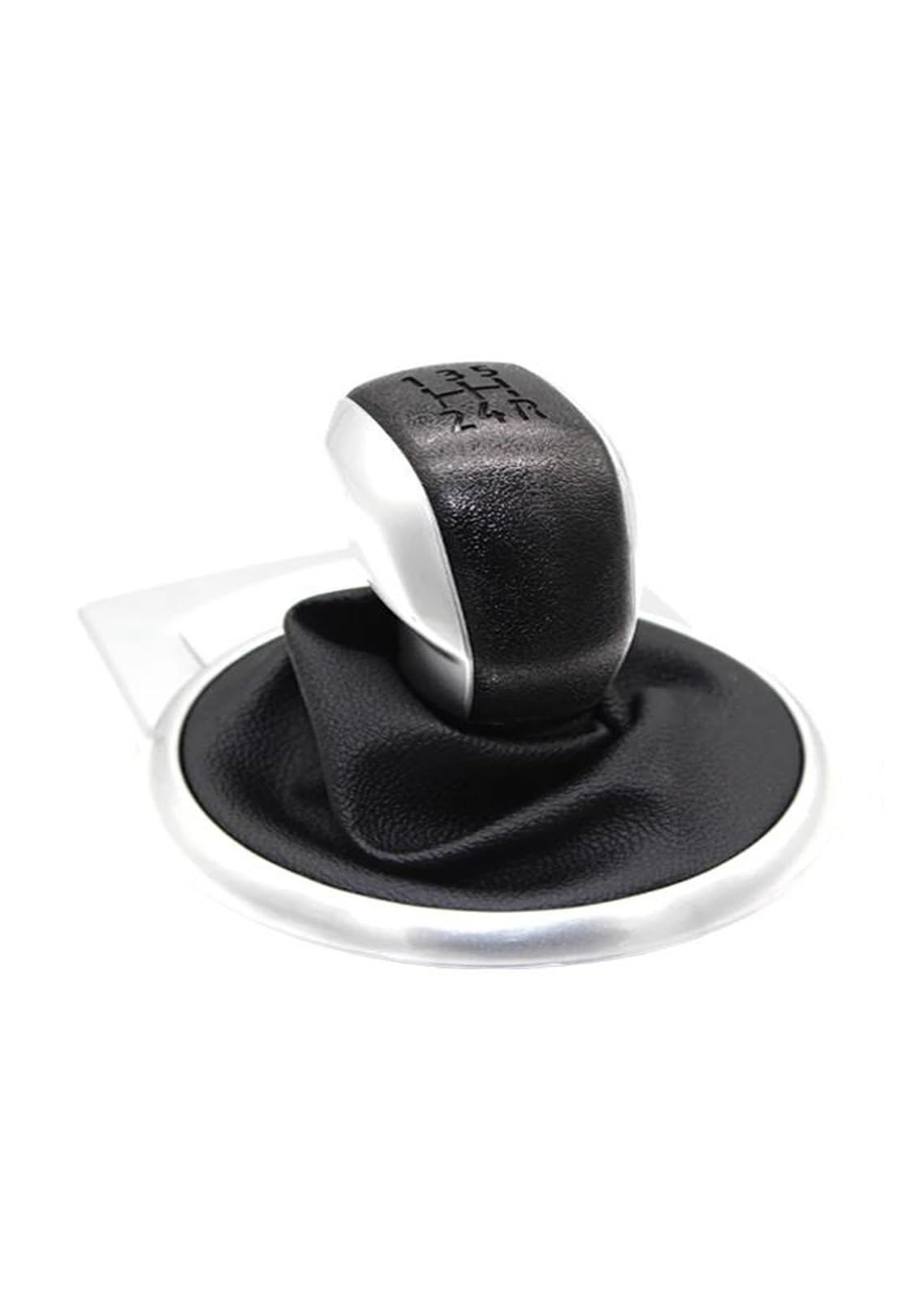 UIFCOG Gear Shifter Knob for Citroen C4 MK1 2004-2008 Manual 5 Speed Gear Shift Knob Shifter Lever Interior Decorate(Silver)