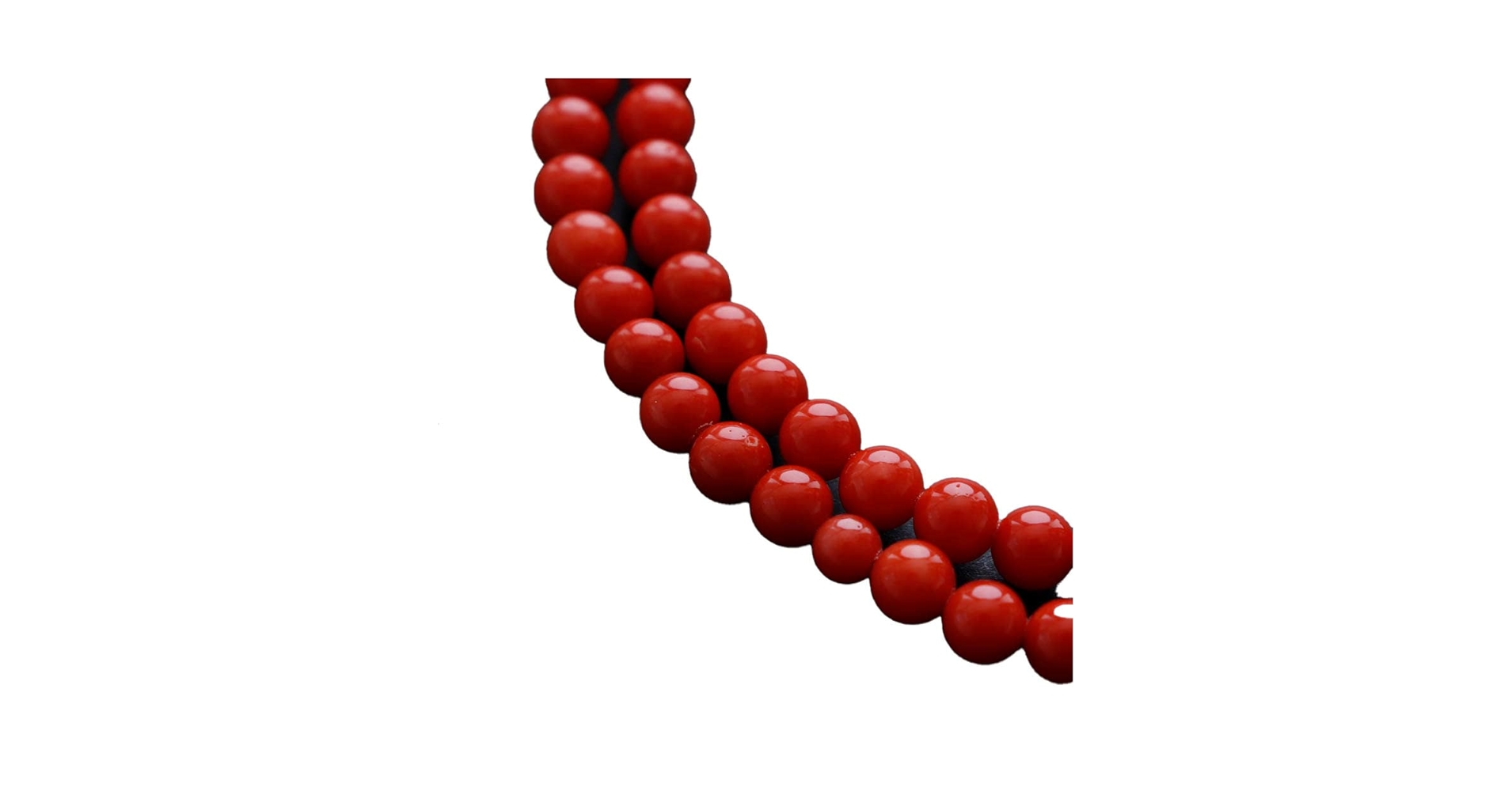 Amazon.co.jp: 赤珊瑚 6ミリUP玉 本連念珠 限定品 二輪 数珠