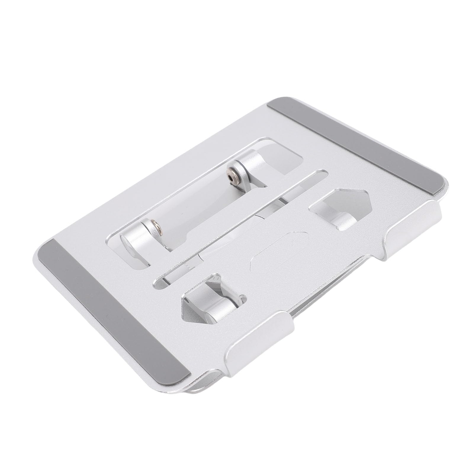 Soporte ajustable para tabletas plegable Soporte para tabletas giratorio de 360 ° con base de aleación de aluminio para tabletas de 5,8 a 12,9 pulgadas Lectores electrónicos (plata)