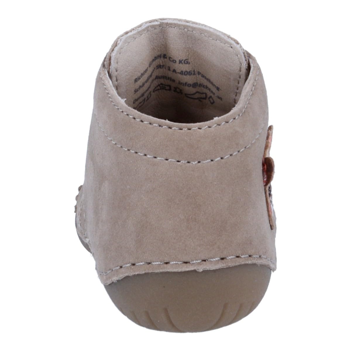 Richter Buty dziecięce unisex Baby Richie buty do nauki chodzenia, krepe/koniak, 21 EU, Crepe Cognac, 21 EU