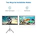 Powerextra 80 inch Projector Screen with Stand, 16:9 HD 4K Indoor Foldable Projection Screen with Frame, 1.1Gain 160° Viewing Angle Wrinkle-Free Tripod Screen for Movie or Office