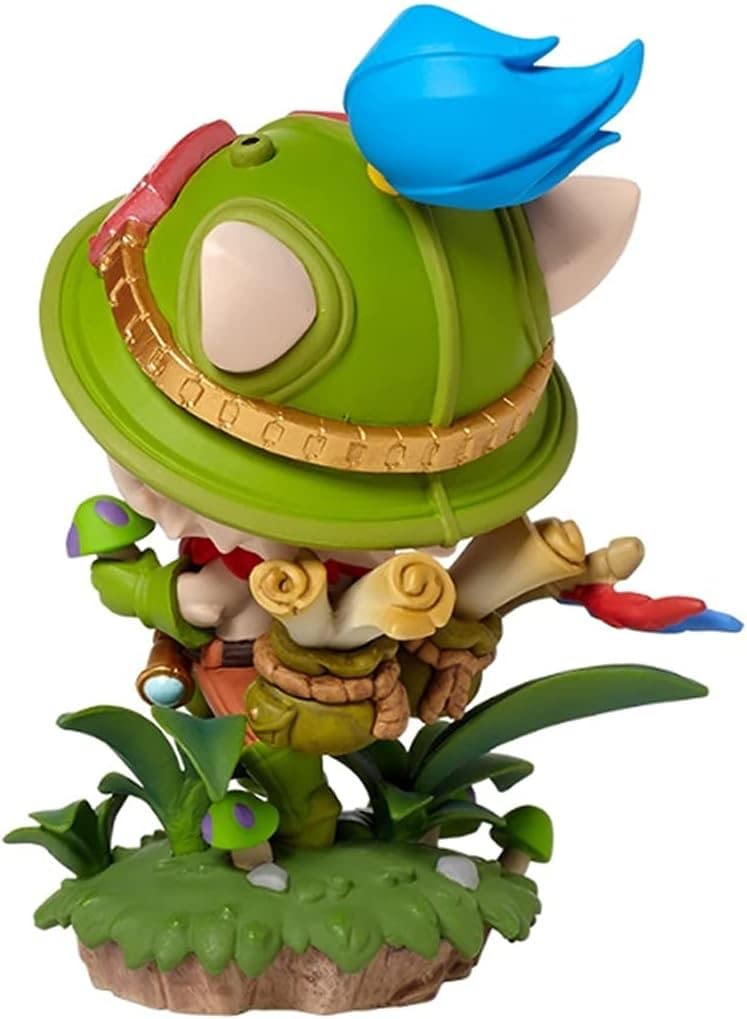 League of Legends Teemo フィギュア for Leag𝐮e of Lege𝐧ds Figure Teemo, Delicate and Cute
