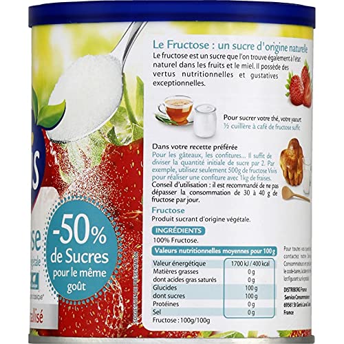GAYELORD HAUSER - Vivis Fructose 500G - Lot De 4 - Offre Special