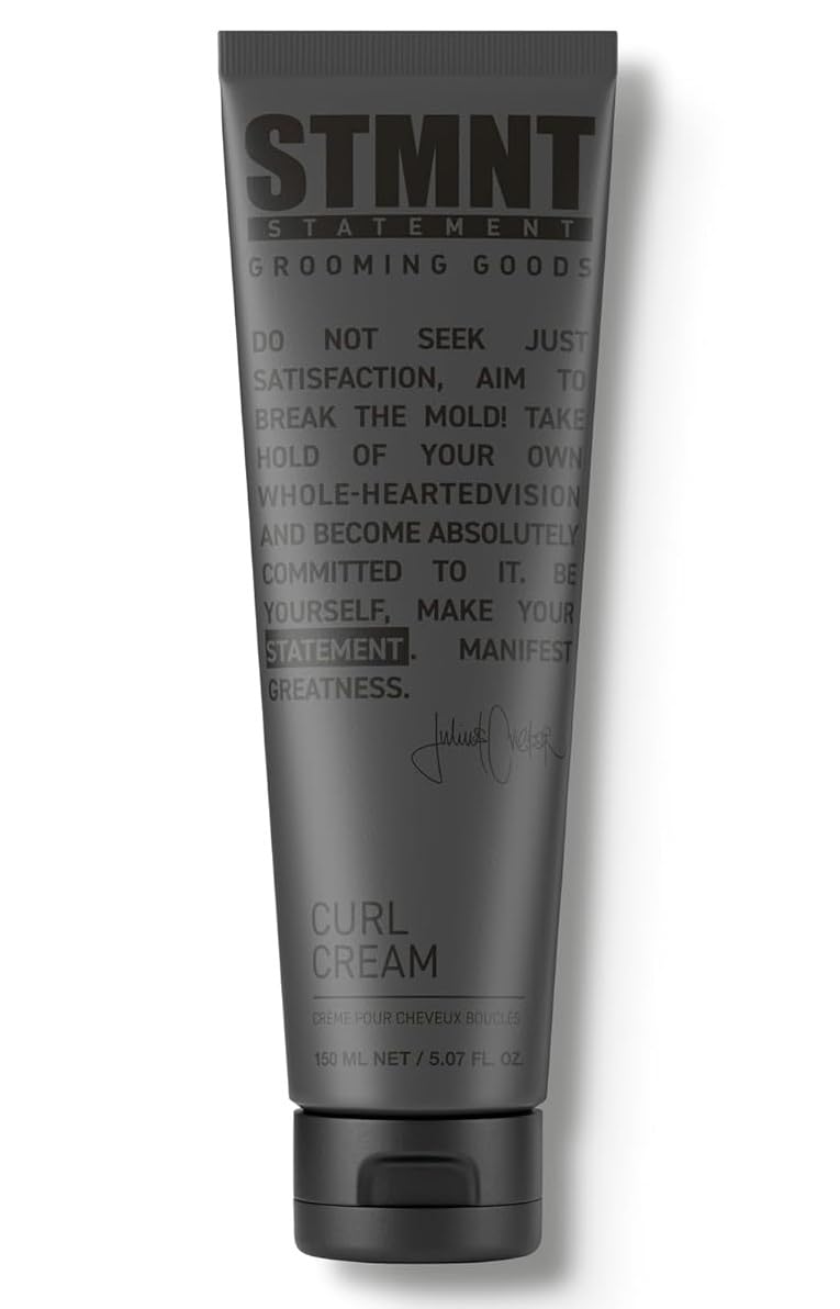 STMNT Grooming Goods Curl Cream, Enhances and Defines Curly Hair, Curly Hair Produst for Men or Women, 150mL