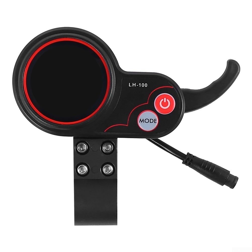 Compteur kilométrique LCD ABS avec port USB pour scooter