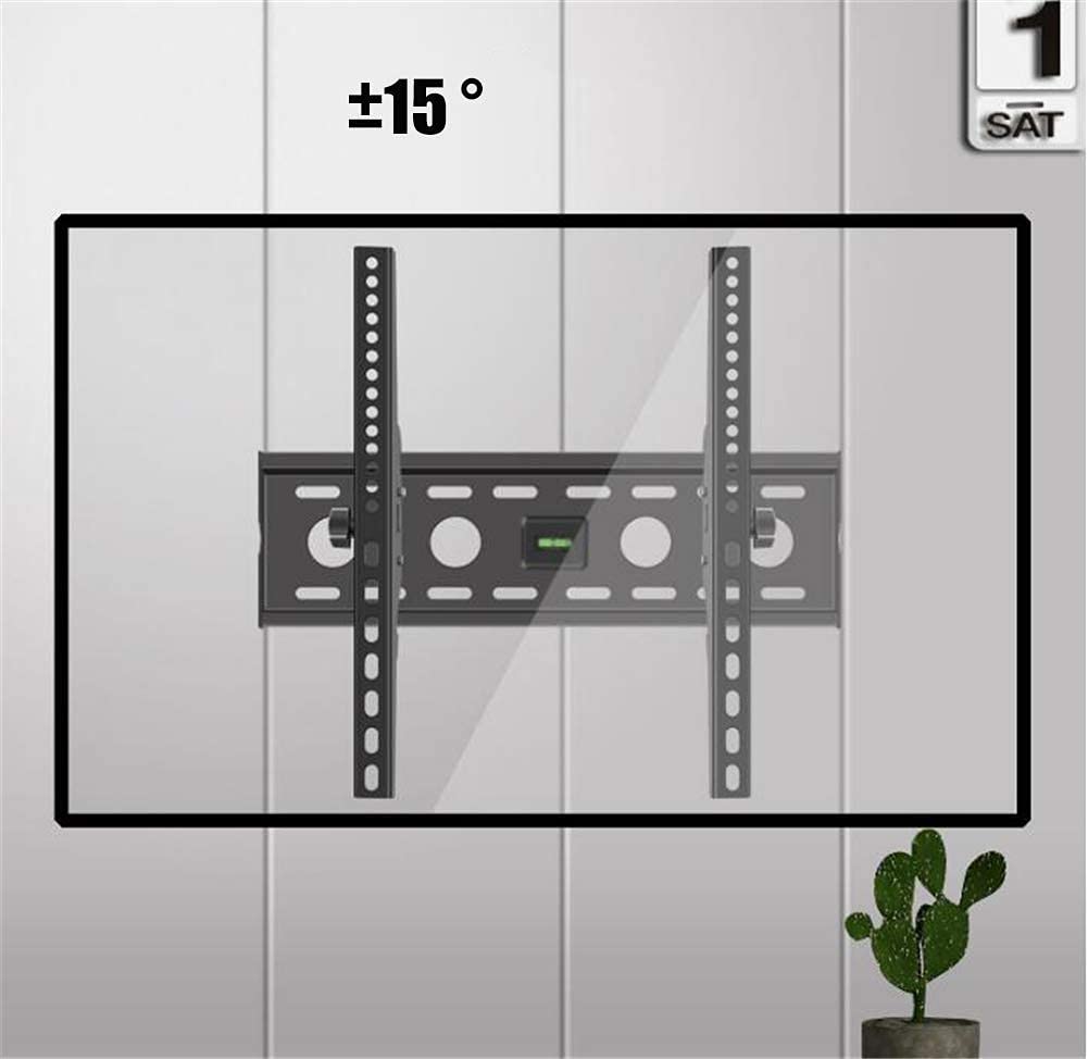 Uchwyt na telewizor, solidny uchwyt ścienny do telewizora 26-55 cali z ultracienką konstrukcją do LED, LCD, 3D, zakrzywionych, plazmowych, płaskich ekranów - super mocny ciężar 340 kg