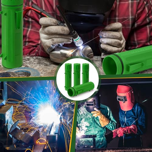 Image of Zonon 4 Pcs Welding Rod Storage Tube 14 Inch Tig Rod Holder, Green