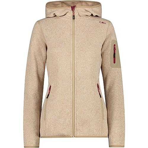 CMP - Damenjacke mit fester Kapuze, Sesam-Anemone, M