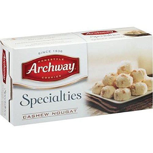 Archway Cookies, Cashew Nougat Cookies, 6 Ounce