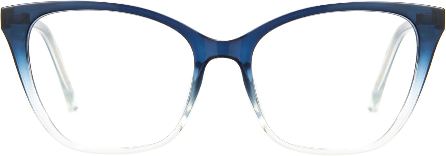 Cyxus Cat Eye Magnetic Clip-On Sunglasses Women Polarized Blue Light Blocking UV400 Protection P1221