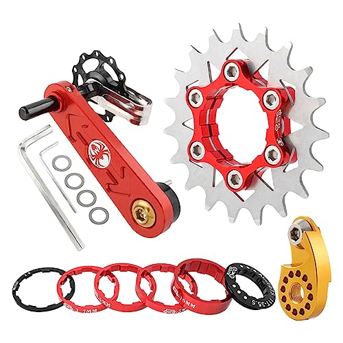 Kit tendeur de chaîne monovitesse en aluminium régulateur de tension pour vélo de ville