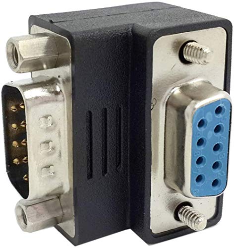 Adaptador Toptekits DB9 Macho a Hembra 90 grados miniatura 3