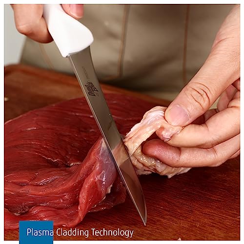 Dimoedge 6 Inch Professional Boning Knife, Super Sharp Deboning Knife With Ergonomic Handle(White) #TOP2