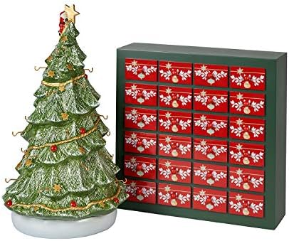 Villeroy&Boch Christmas Toys Memory Advent Calendar Set, Including Tree, 26 Pieces, One Size, Multi 14-8602-9598