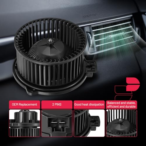 Image of BDFHYK AC Heater Blower Motor Fan 700227 Compatible with Mazda 2009-2012 CX-7 l4 2.3L Sport Utility, 2010-2012 CX-7 l4 2.5L Sport Utility,HVAC Blower Motor Assembly Replacement for EG2261B10 PM9360