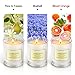 LA BELLEFÉE Scented Candles, Natural Soy Wax Candles for Home Scented for Her Women Christmas Gifts Christmas Decoration, Cotton Wick Votive Candle Fragrances of Pear & Freesia, Blood Orange, Bluebell