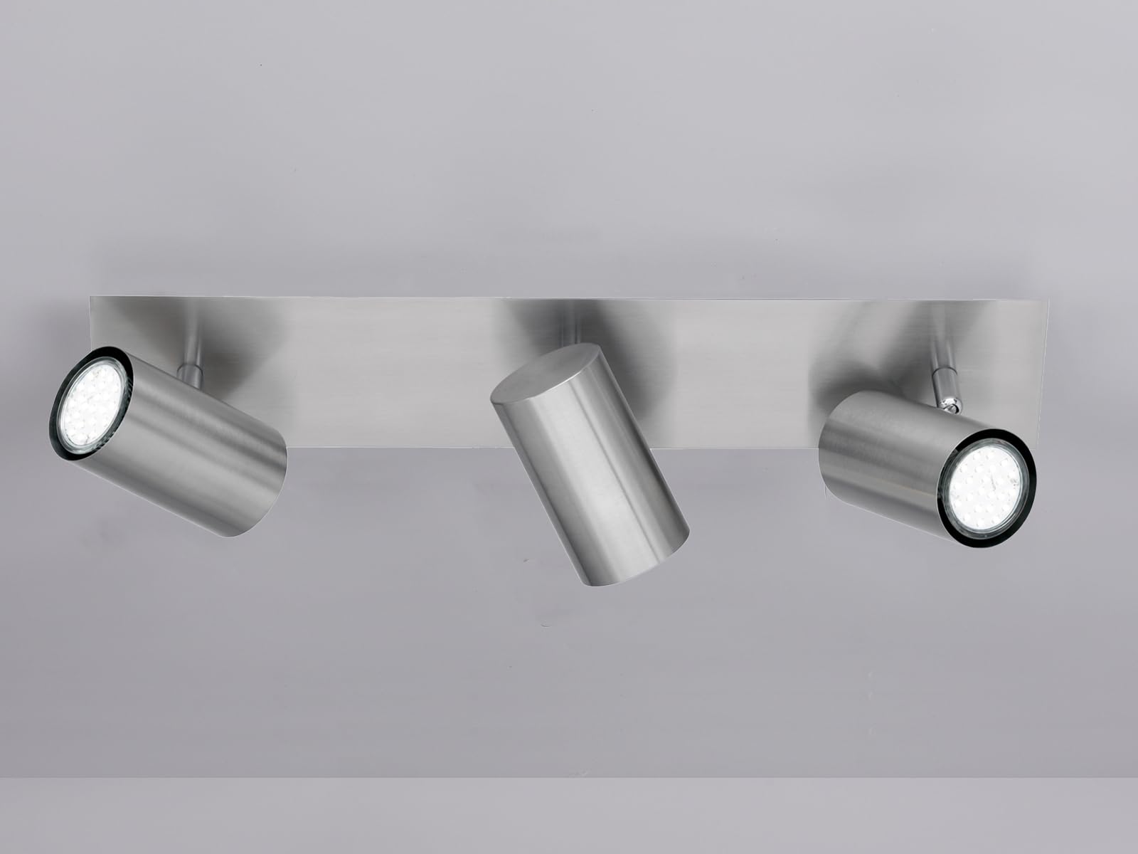 Trio Leuchten Spotbalken 3-flammig GU10 48 cm Nickel matt 802400307