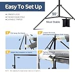 Kate Backdrop Stand Kit for Photography, 10x8.5ft(WxH) Adjustable Heavy Duty Photo Background Stand with 8 Clamps and 2 Sandbags, Back Drop Support System Stand for Backdrop Parties - Image 4